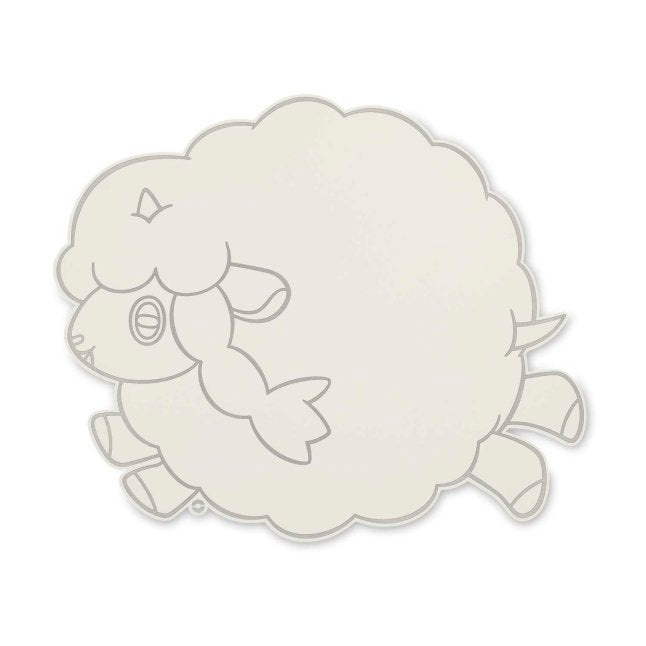 Wooloo Pokémon Home Accents White Metal Wall Decor