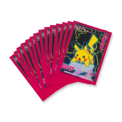 Pokémon TCG: Pikachu Neon Charge Card Sleeves (65 Sleeves)