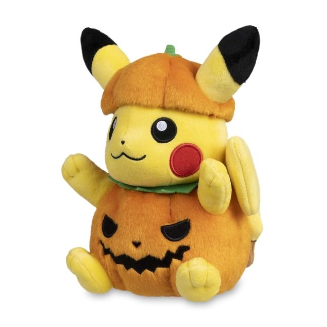Pokémon Tricks & Treats: Pikachu Wearing Pumpkin Costume Plush - 8 ¼ in.