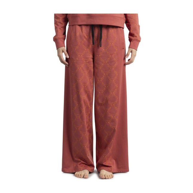 Eevee Pokémon Lounge Red Wide-Leg Pants - Women