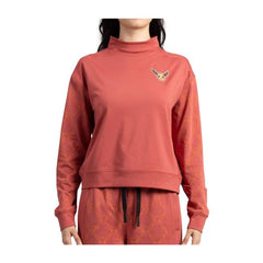 Eevee Pokémon Lounge Red Funnel Neck Long-Sleeve Top - Women