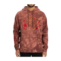 Charizard Red Mineral-Wash Pullover Hoodie - Adult