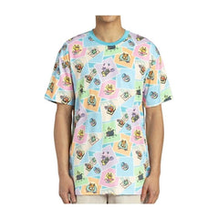 Pokémon Lazy Summer Allover-Print Relaxed Fit Crew Neck T-Shirt - Adult
