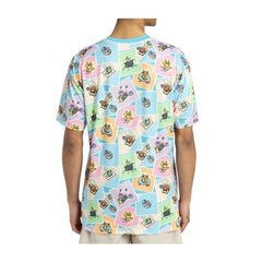 Pokémon Lazy Summer Allover-Print Relaxed Fit Crew Neck T-Shirt - Adult