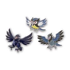 Rookidee, Corvisquire & Corviknight Pokémon Pins (3-Pack)