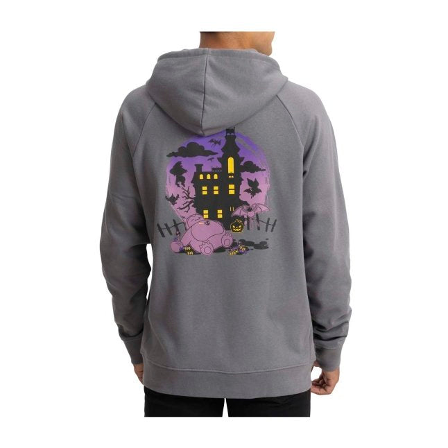 Gengar Haunted House Pokémon Halloween Zip-Up Hoodie - Adult