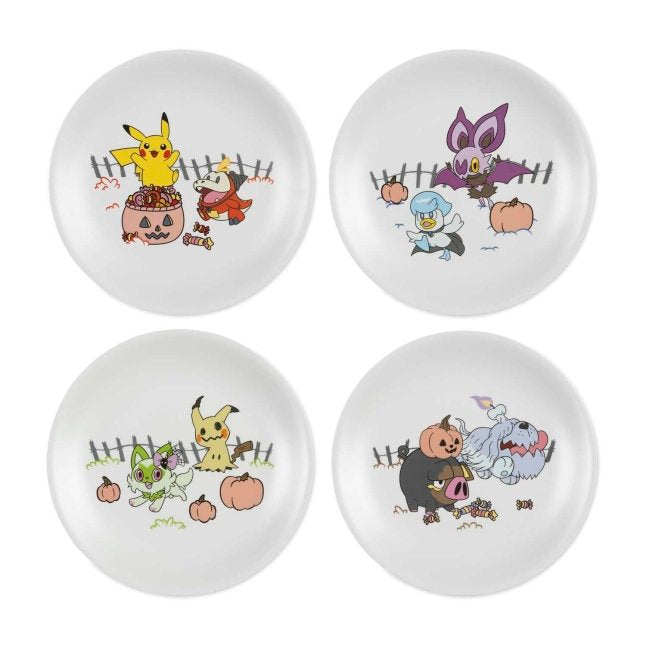Pokémon Halloween Dinner Plates (4-Pack)