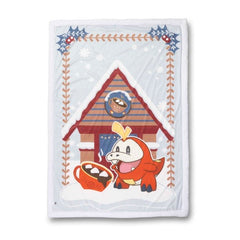 Fuecoco Pokémon Holiday Throw Blanket