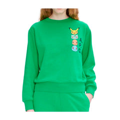 Pokémon × A.P.C.: Green The Portrait Sweatshirt - Women