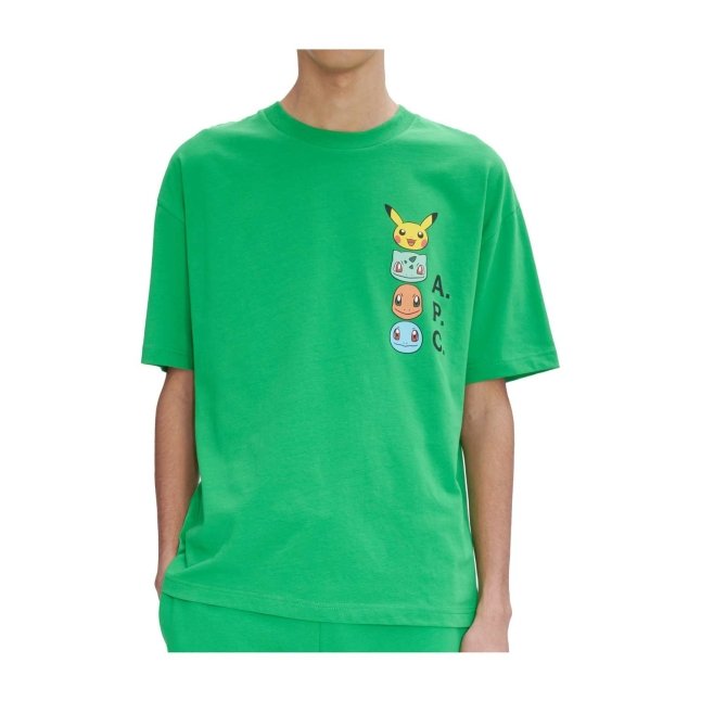 Pokémon × A.P.C.: Green The Portrait T-Shirt - Men