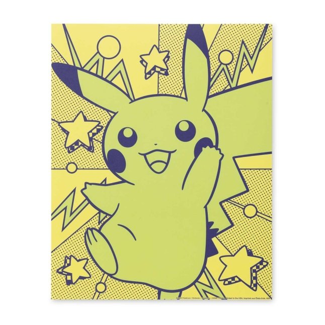Pikachu Pop Posters (4-Pack)