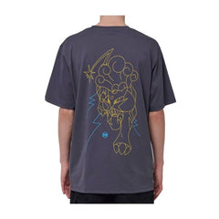 Pokémon × Dolly Noire: Raikou Gray T-Shirt - Adult
