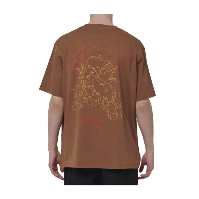 Pokémon × Dolly Noire: Entei Brown T-Shirt - Adult
