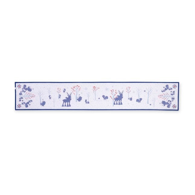 Pokémon Winter Woodland White Table Runner