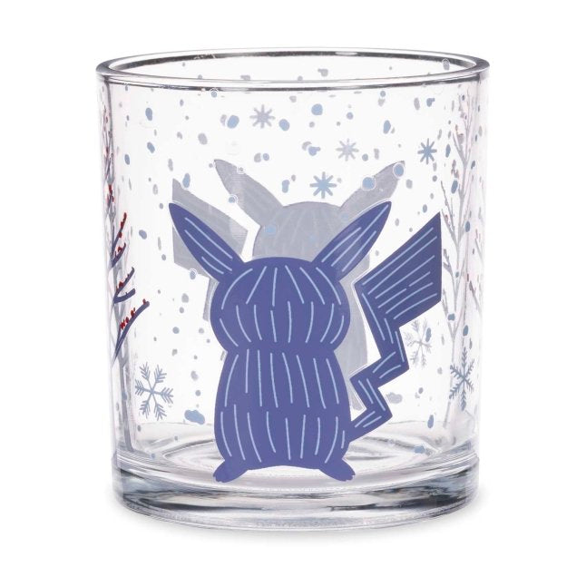Pokémon Winter Woodland Blue & White Glass Tumblers (4-Pack)