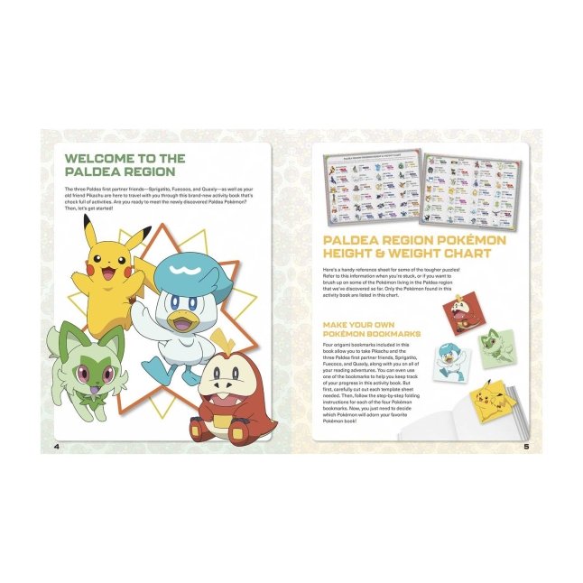 Pokémon: The Official Activity Book of the Paldea Region