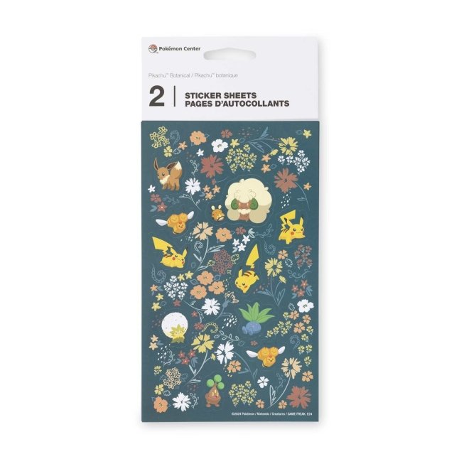 Pikachu Botanical Sticker Sheets (2-Pack)