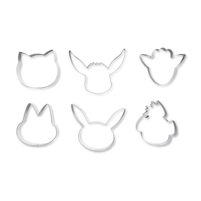 Pokémon Kitchen Cookie Cutters (6-Pack)