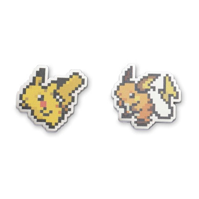 Pikachu & Raichu Pokémon Pixel Pins (2-Pack)