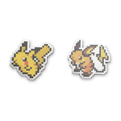 Pikachu & Raichu Pokémon Pixel Pins (2-Pack)