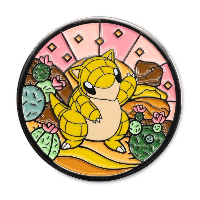Sandshrew Pokémon Monthly Pins: Habitat Pin (6 of 12)
