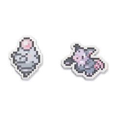 Spoink & Grumpig Pokémon Pixel Pins (2-Pack)