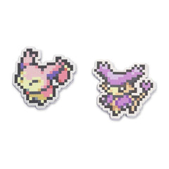 Skitty & Delcatty Pokémon Pixel Pins (2-Pack)