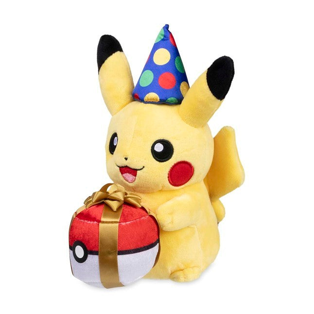Birthday Pikachu Poké Plush - 9 In.