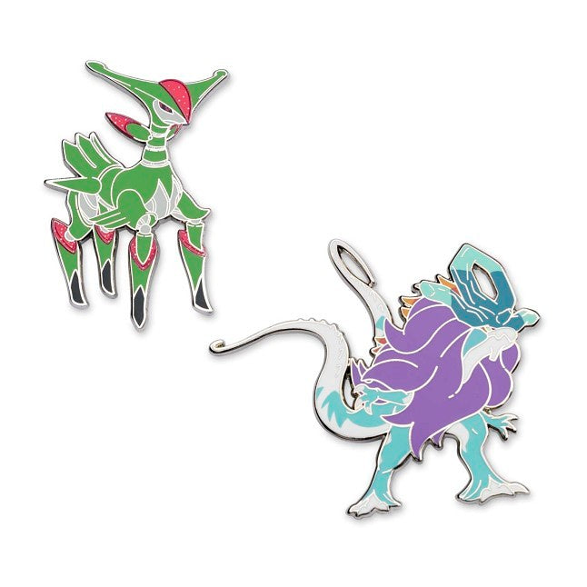 Two-Pin Set: Iron Leaves & Walking Wake Pokémon Pins