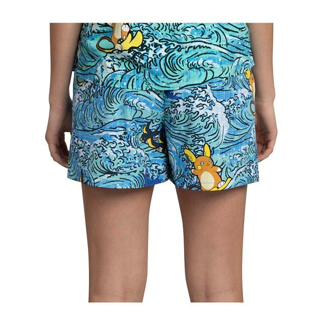 Pokémon Tropical Whitecap Cruising Shorts - Women