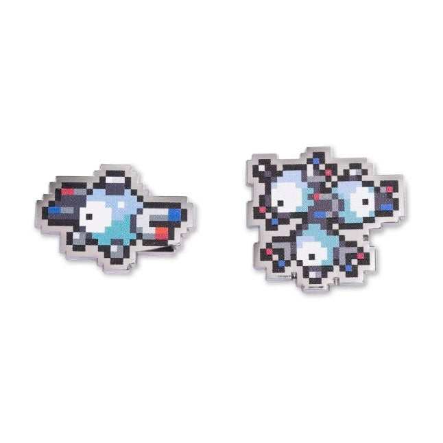 Magnemite & Magneton Pokémon Pixel Pins (2-Pack)
