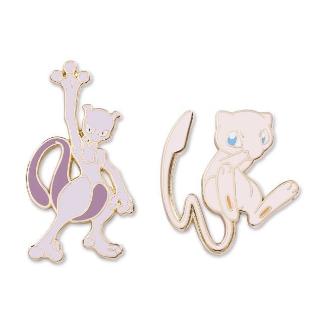 Mewtwo & Mew Pokémon Pins (2-Pack)