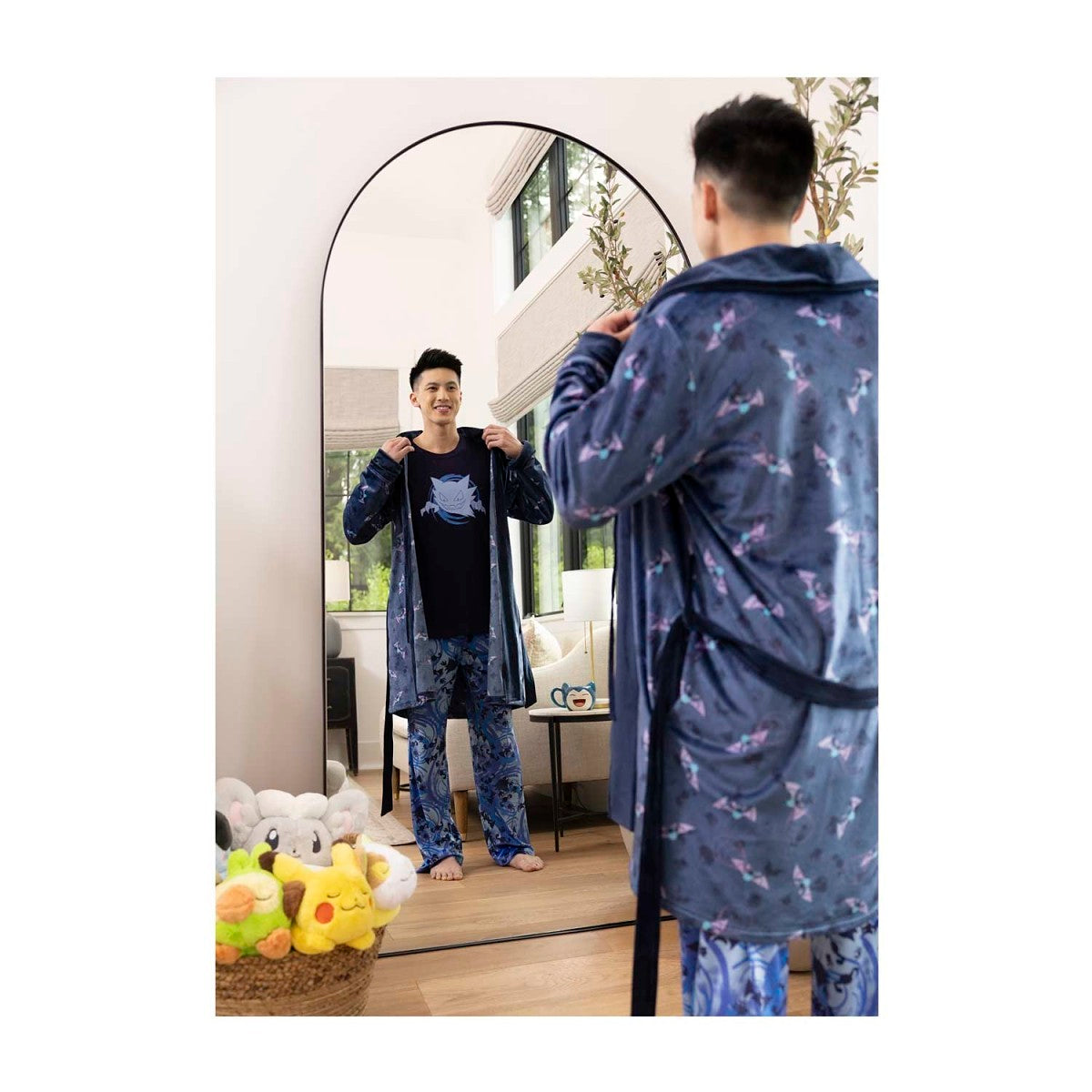 Swirling Shadows Pokémon Sleepwear T-Shirt - Men