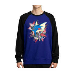 Mega Gyarados Blue Crew Neck Sweatshirt - Adult