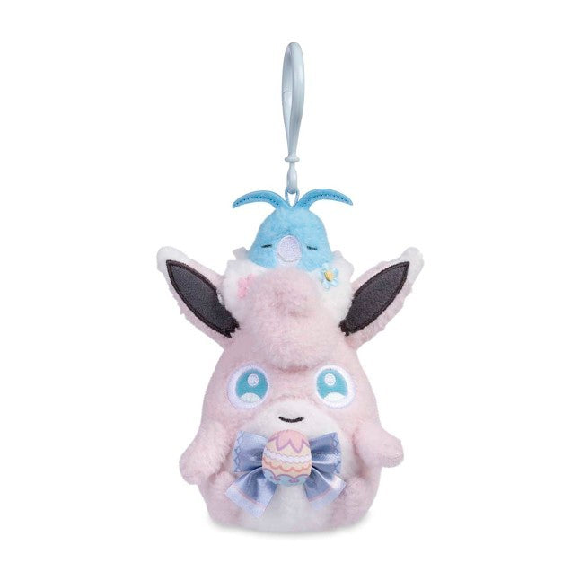 Wigglytuff Fancy Spring Plush Key Chain
