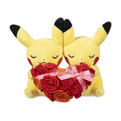 Paired Pikachu Celebrations: Sweetheart Pikachu Plush - 8 In.