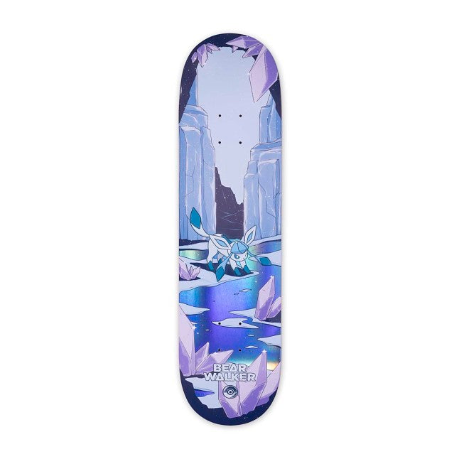 Pokémon Center × Bear Walker: Glaceon Skateboard Deck