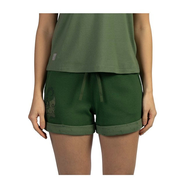 Celebi Pokémon Lounge Green Casual Shorts - Women