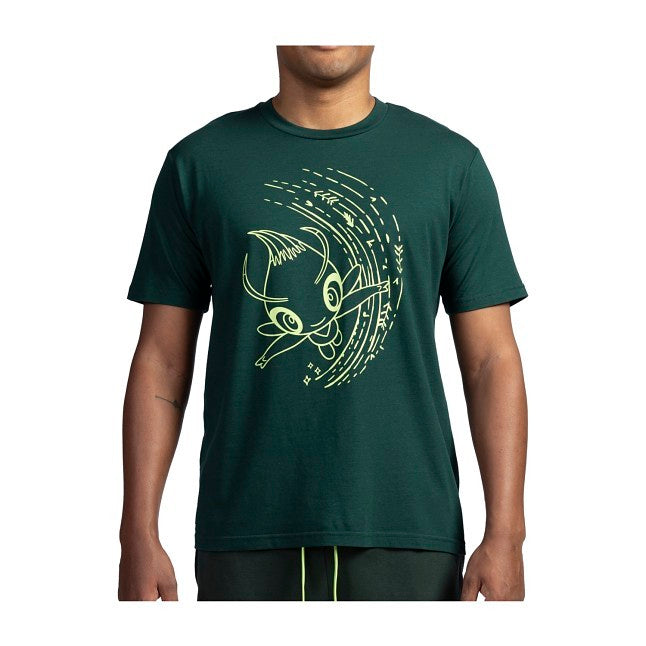 Celebi Pokémon Lounge Green T-Shirt - Adult