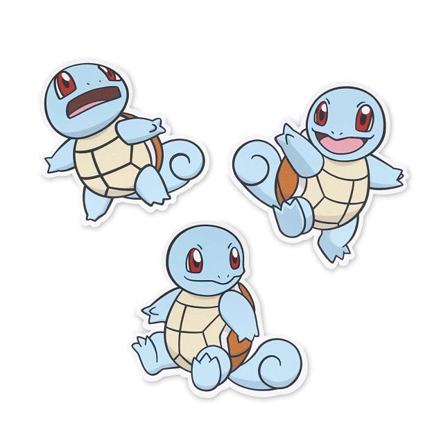 Squirtle Stickers (3-Pack)