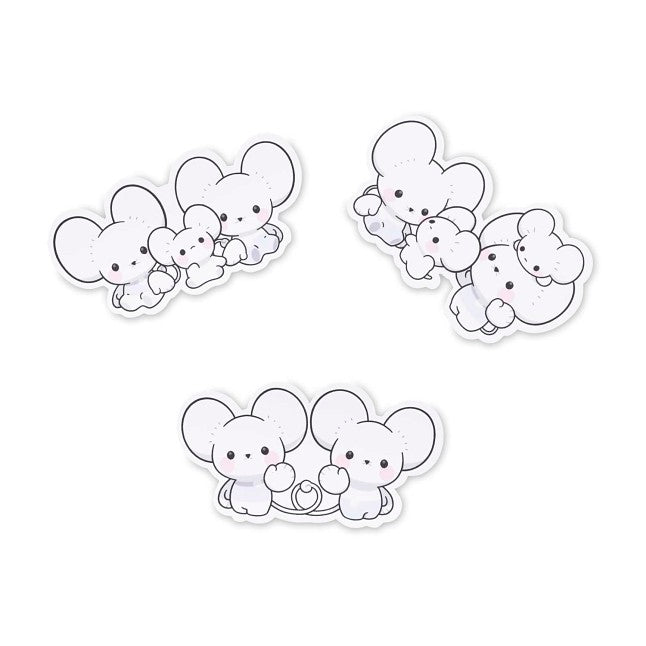 Tandemaus Stickers (3-Pack)