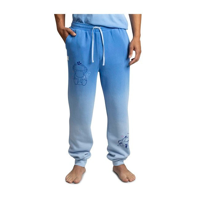 Analog Beats Lo-Fi Loungewear Blue Jogger Pants - Adult