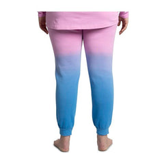 Analog Beats Lo-Fi Loungewear Pink & Blue Jogger Pants – Women