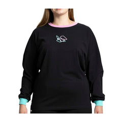 Porygon Nights Lo-Fi Loungewear Black Long-Sleeve Jersey – Women