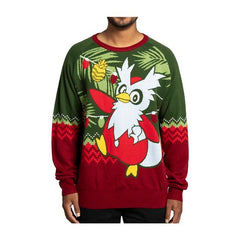 Delibird Pokémon Holiday Red & Green Sweater - Adult
