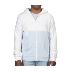 Maushold Household White & Blue Zip-Up Hoodie - Adult