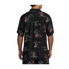 Neon Dragonite & Friends Pokémon Tropical Button-Up Shirt - Adult