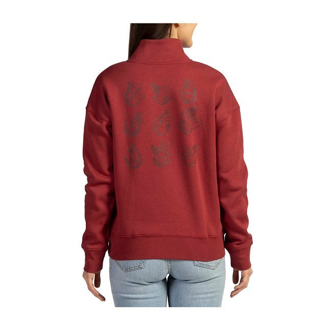 Fire-Type First Partners Quarter-Zip Pullover Sweatshirt - Women