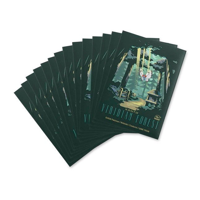 Pokémon TCG: Kanto Explore Pokémon Premium Card Sleeves (65 Sleeves)