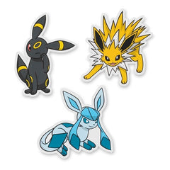 Jolteon, Umbreon & Glaceon Stickers (3-Pack)